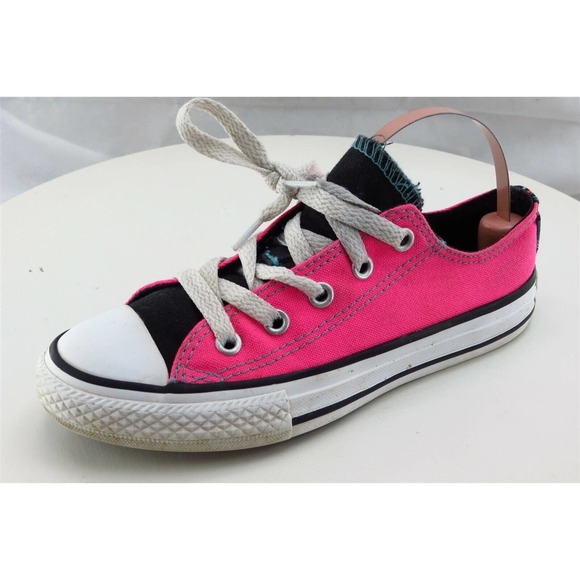 Converse All Star‎ Toddler Girls 13 Medium Pink Low Top Fabric 654226f - Picture 1 of 9